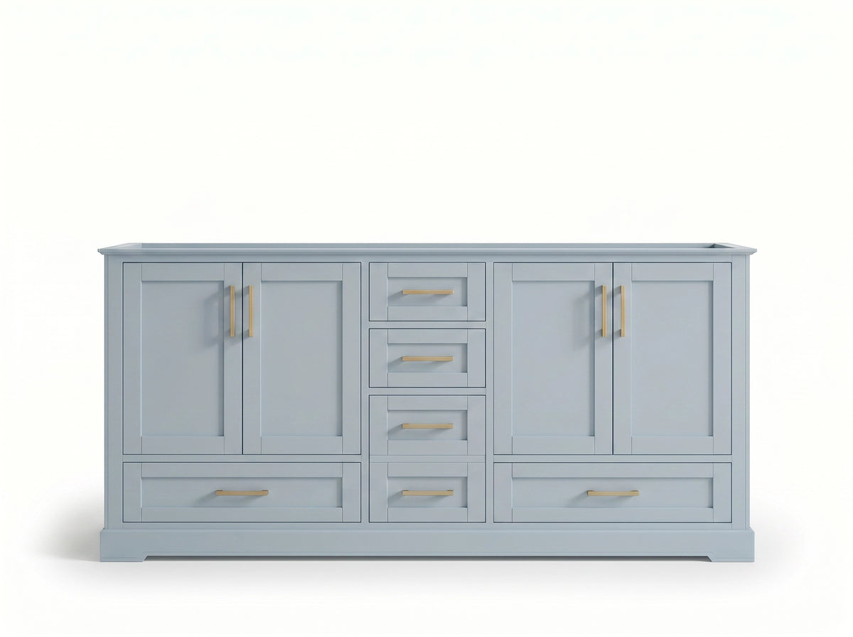 Boston 72 in. W x 22 in. D Double Sink Bathroom Vanity