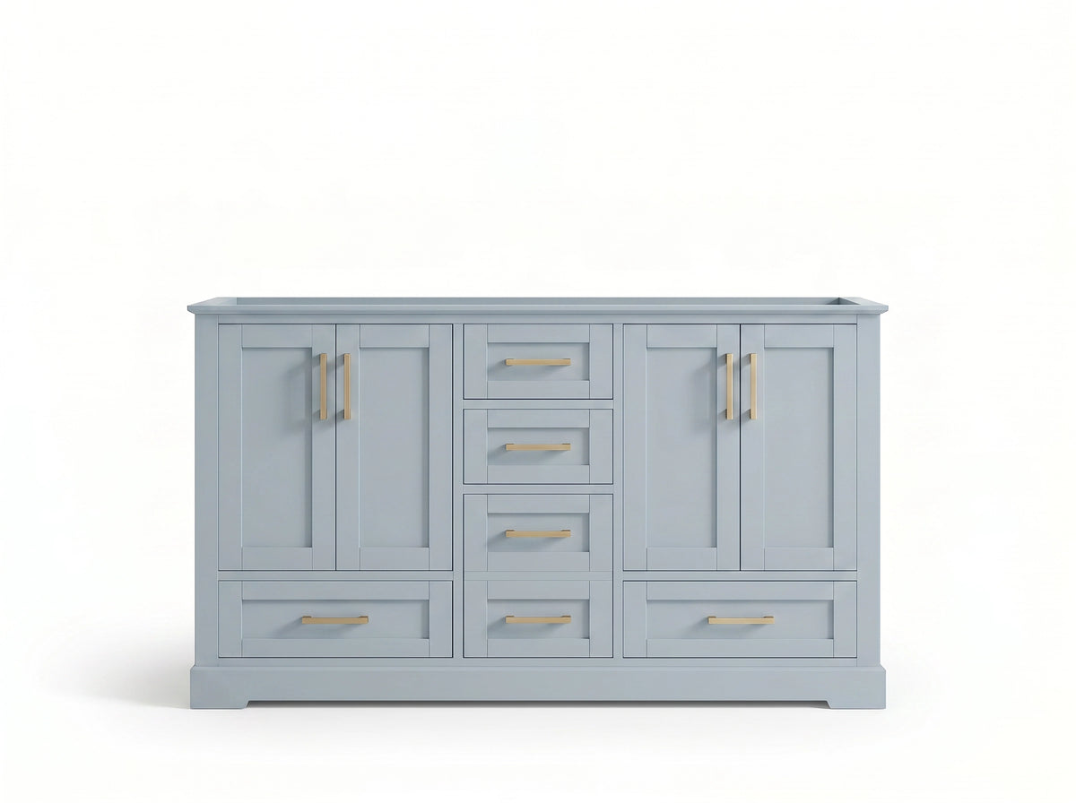 Boston 60 in. W x 22 in. D Double Sink Bathroom Vanity