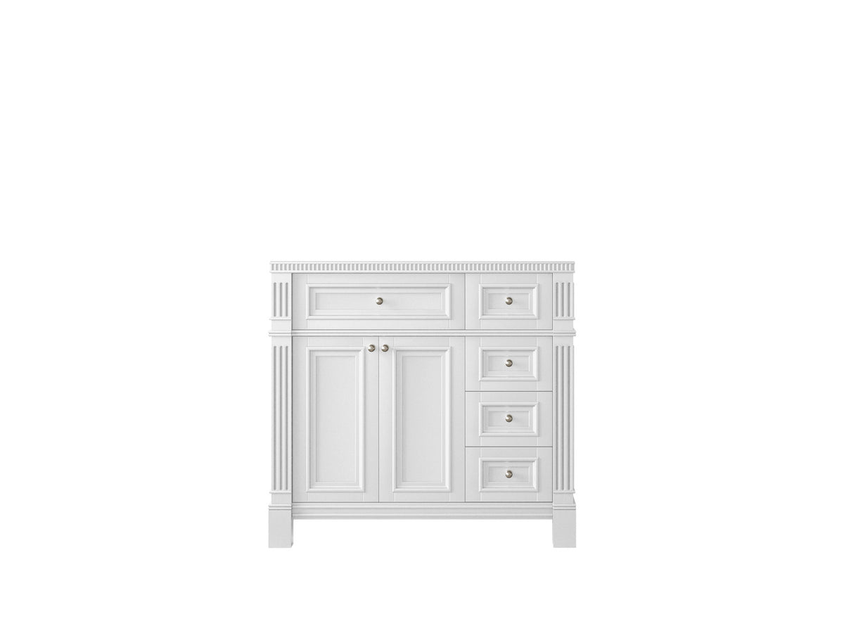 Paris 36 in. W x 22 in. D Left Offset Sink Bathroom Vanity