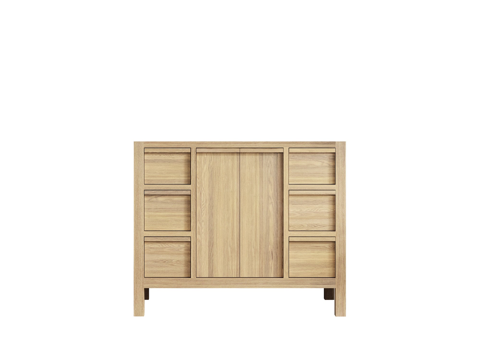 Elizabeth White Oak 42 in. W x 22 in. D Single Sink Bathroom Vanity