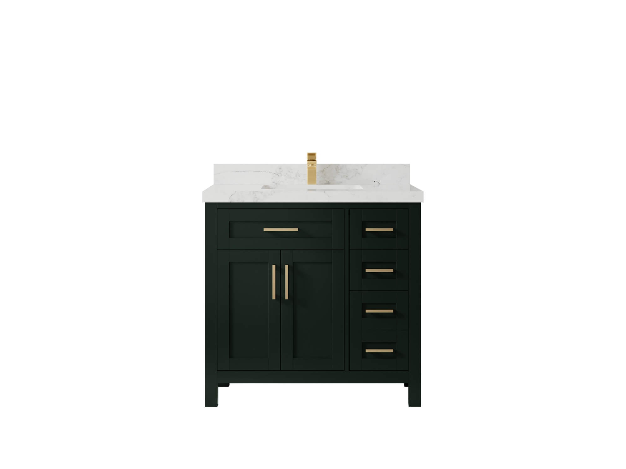 Cambridge 36 in. W x 22 in. D Single Center Sink Bathroom Vanity