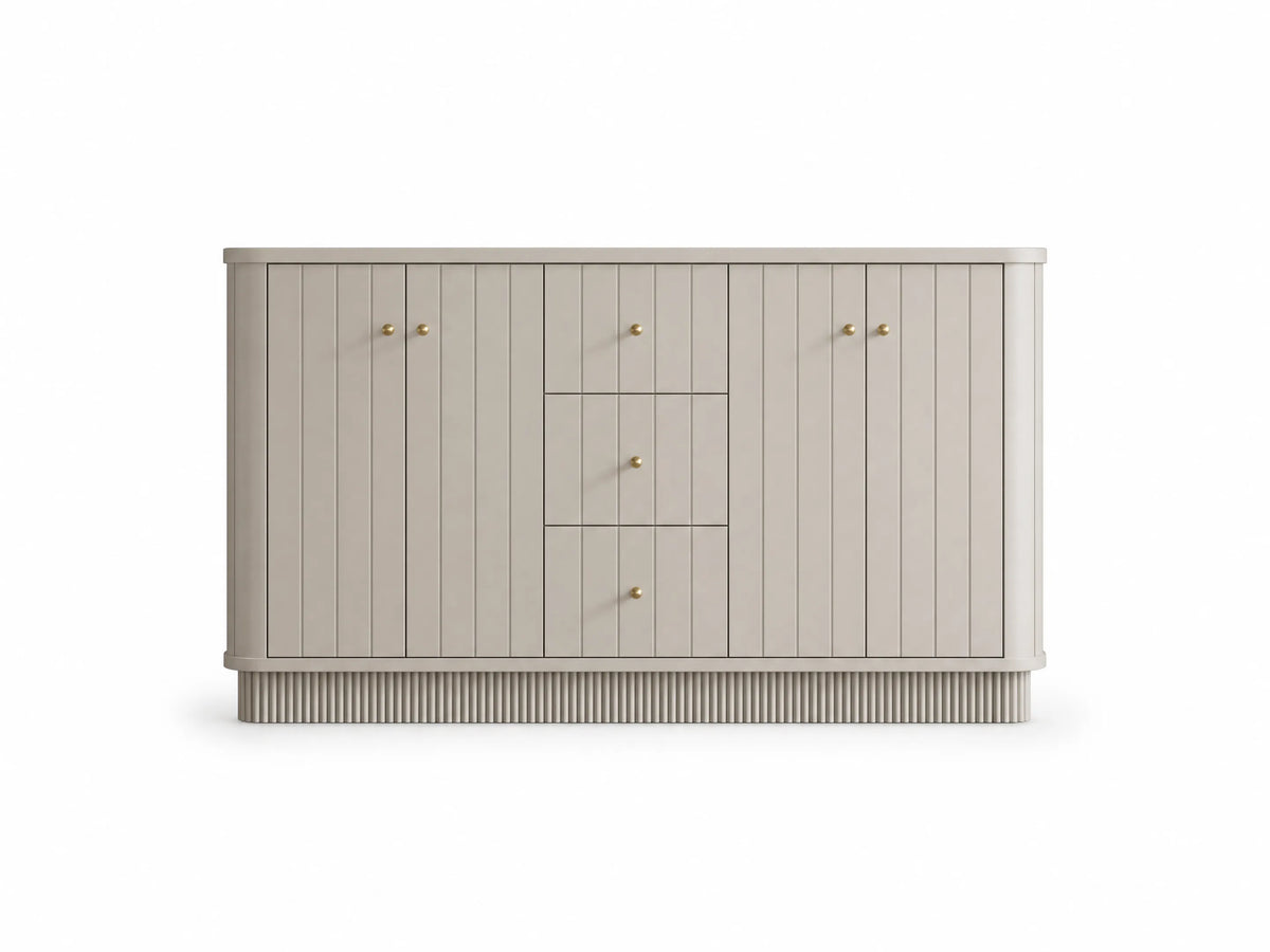 Houston 60 in. W x 22 in. D Free Standing Curved Edge Double Sink Bathroom Vanity