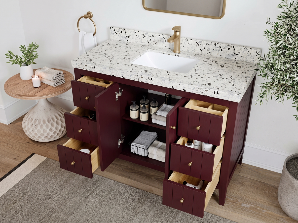 Atlanta 48 in. W x 22 in. D Single Sink Bathroom Vanity