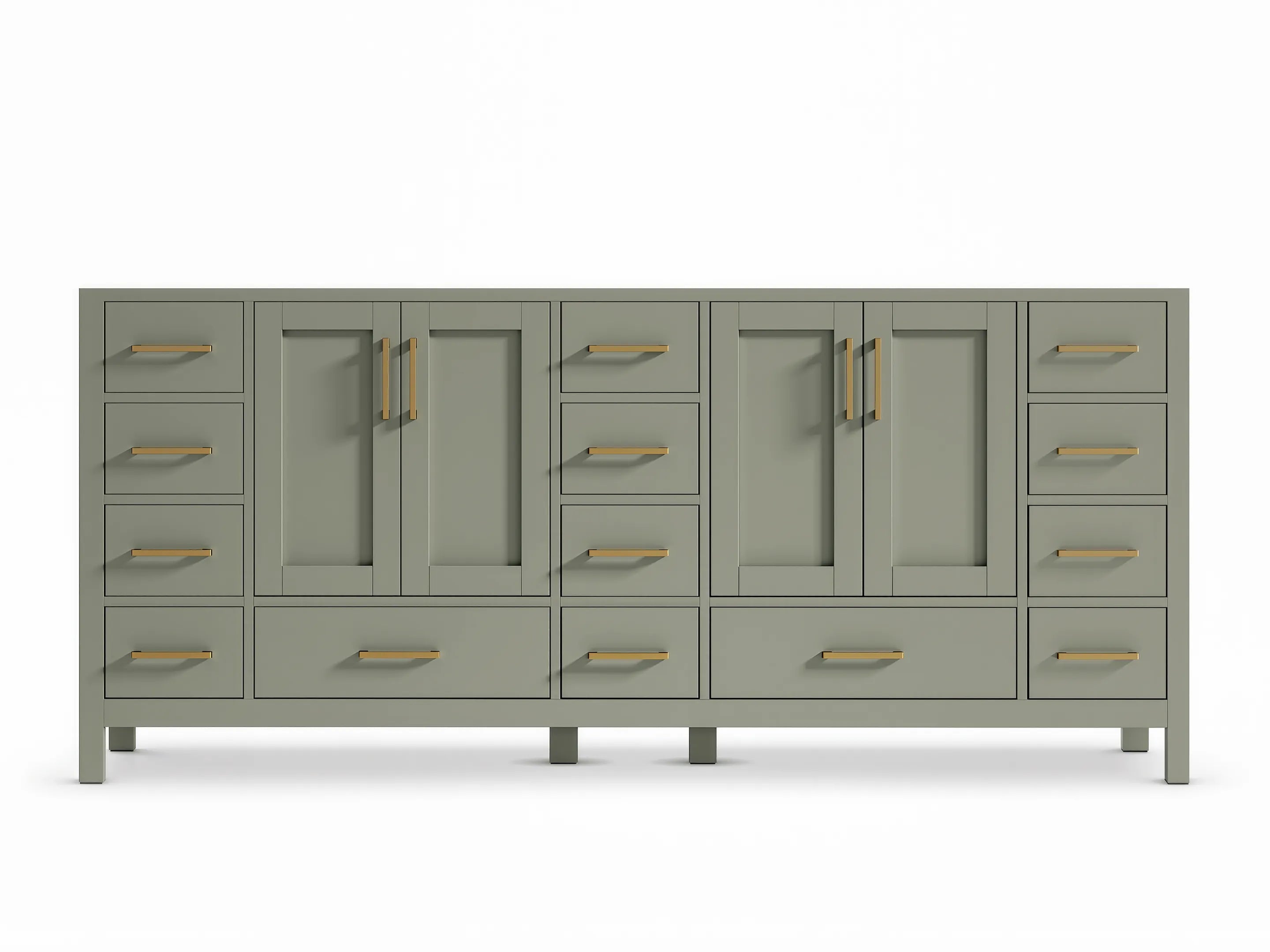 Malibu 80 in. W x 22 in. D Double Sink Bathroom Vanity