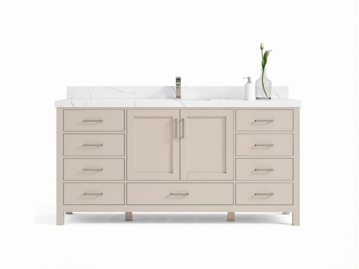 Malibu 72 in. W x 22 in. D Single Sink Bathroom Vanity