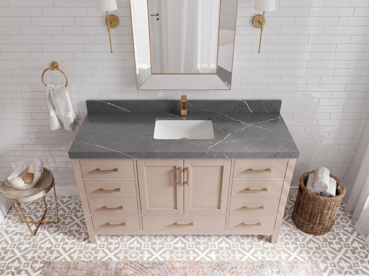 Malibu 60 in. W x 22 in. D Single Sink Bathroom Vanity