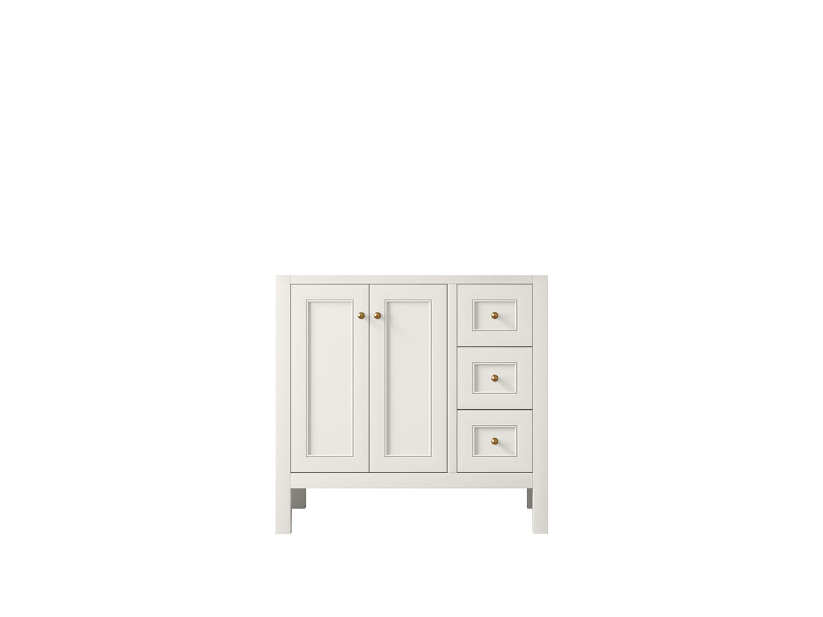 Nashville 36 in. W x 22 in. D Left Offset Sink Bathroom Vanity
