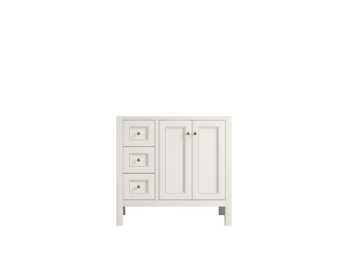 Nashville 36 in. W x 22 in. D Right Offset Sink Bathroom Vanity