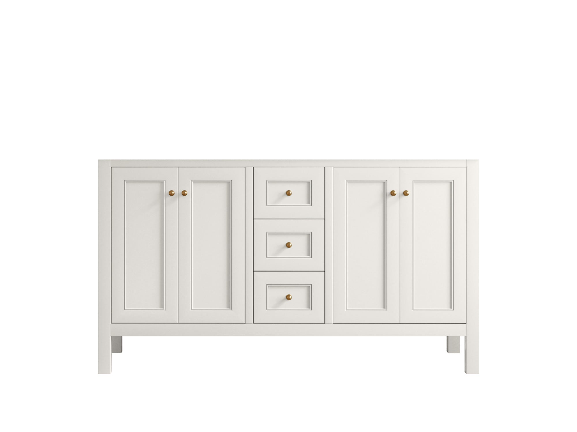 Nashville 60 in. W x 22 in. D Double Sink Bathroom Vanity