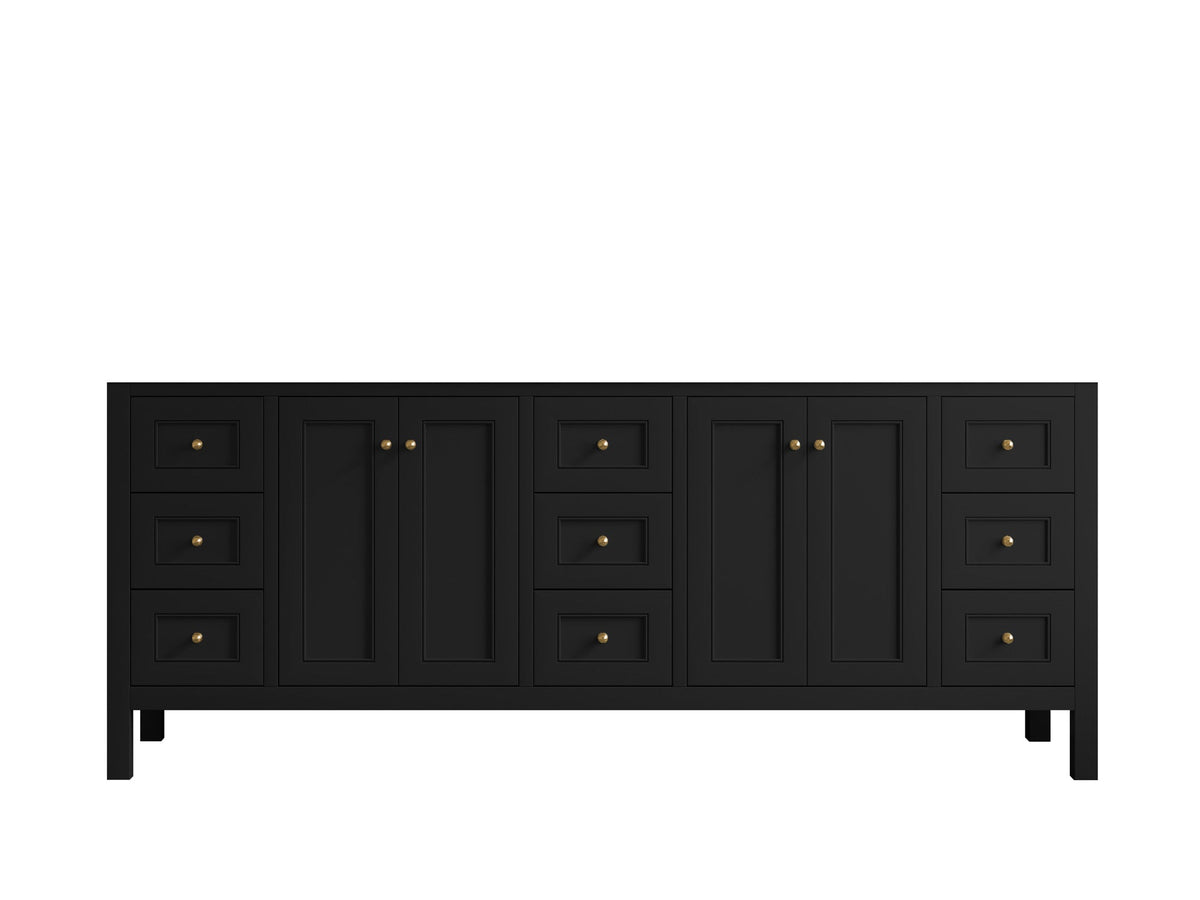 Nashville 84 in W x 22 in D Double Sink Bathroom Vanity