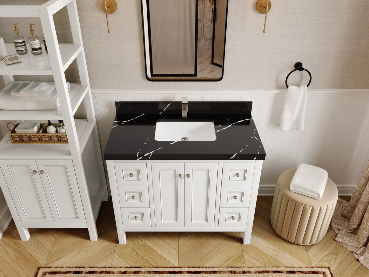 Nashville 42 in. W x 22 in. D Single Sink Bathroom Vanity