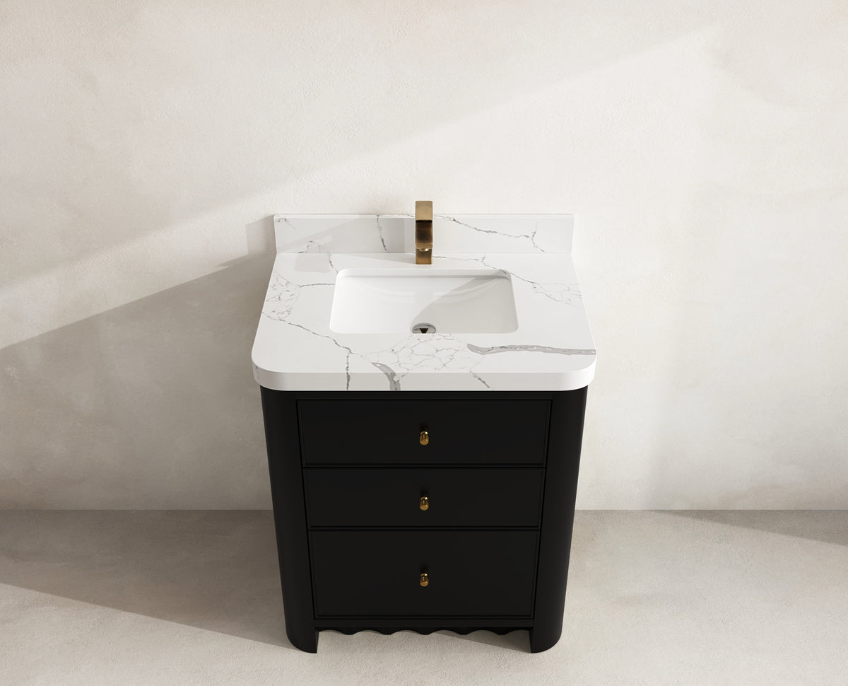 Orlando 30 in. W x 22 in. D Single Sink Bathroom Vanity