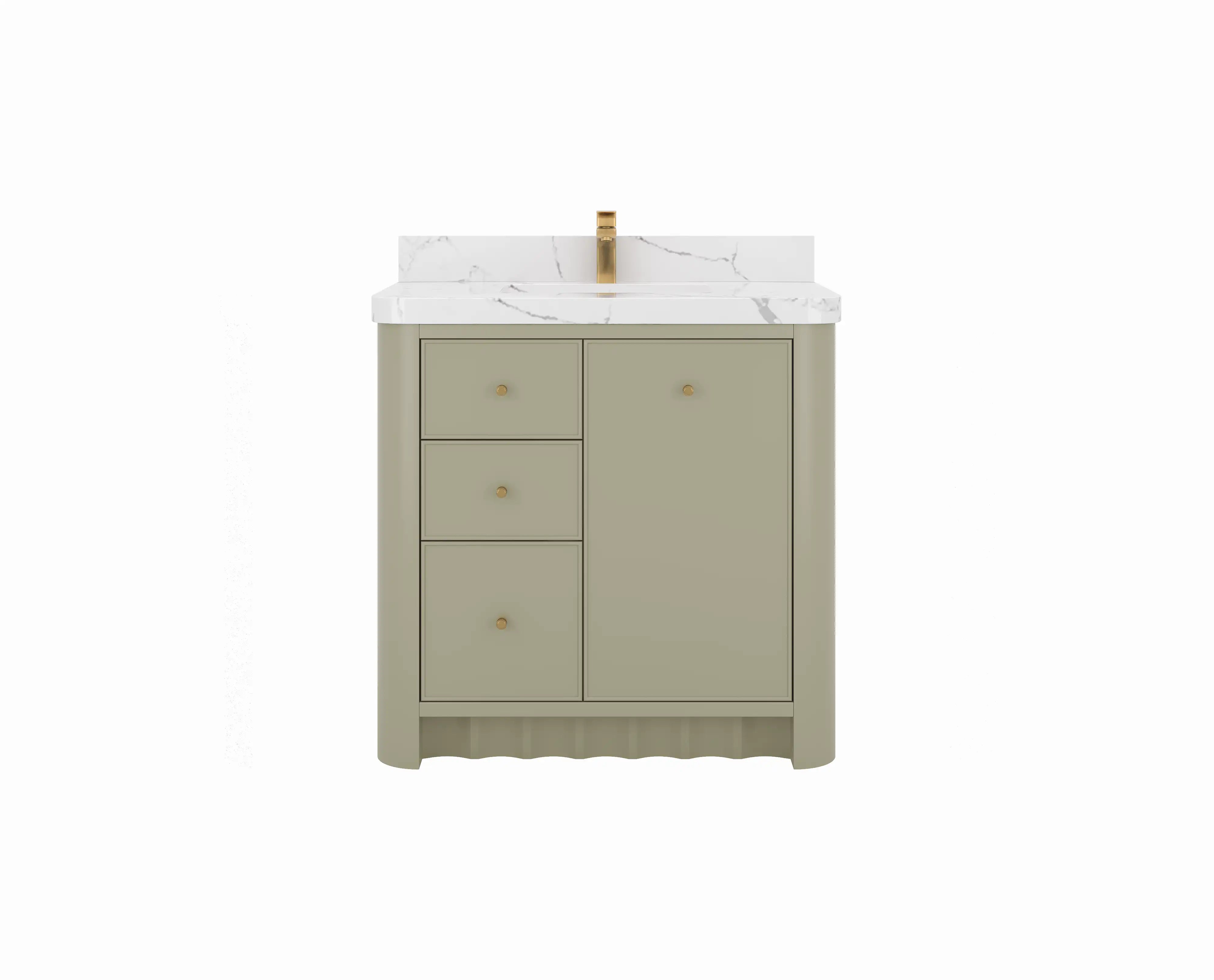 Orlando 36 in. W x 22 in. D Center Sink Bathroom Vanity - Willow Bath and Vanity