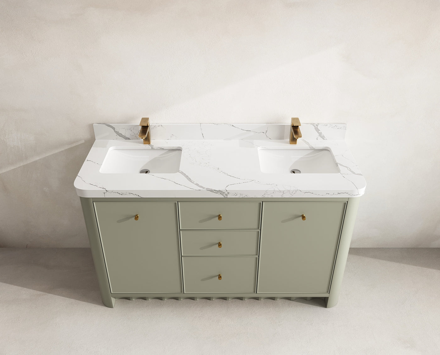 Orlando 60 in. W x 22 in. D Double Sink Bathroom Vanity