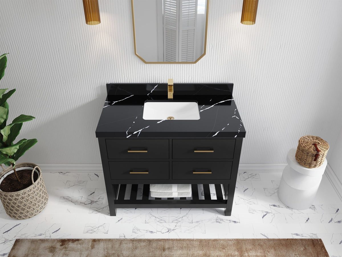 Parker 42 in. W x 22 in. D Single Sink Bathroom Vanity