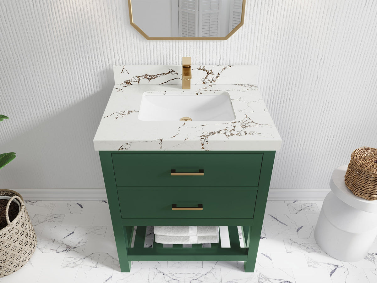 Parker 30 in. W x 22 in. D Single Sink Bathroom Vanity