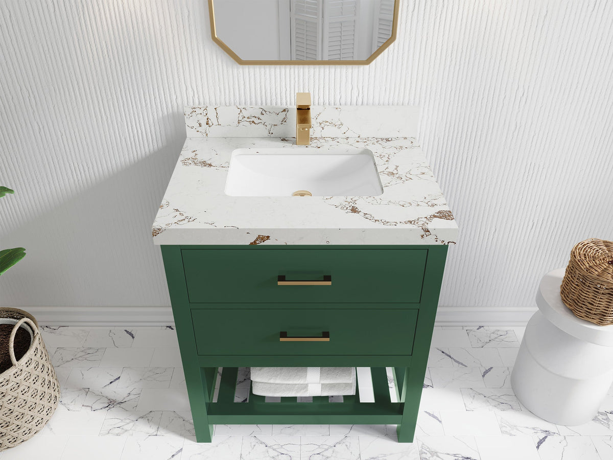 Parker 30 in. W x 22 in. D Single Sink Bathroom Vanity