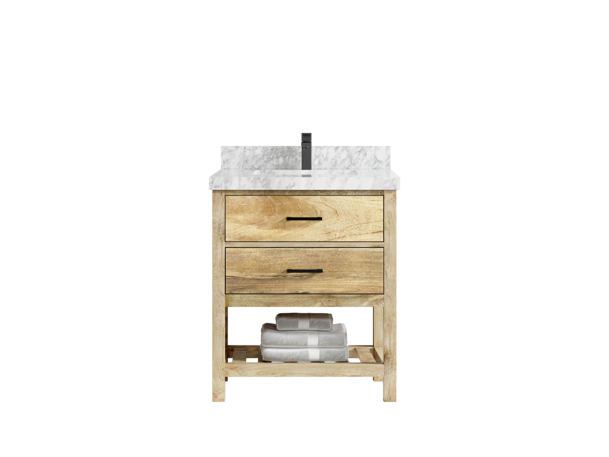 Parker Mango Wood 30 in. W x 22 in. D Single Sink Bathroom Vanity