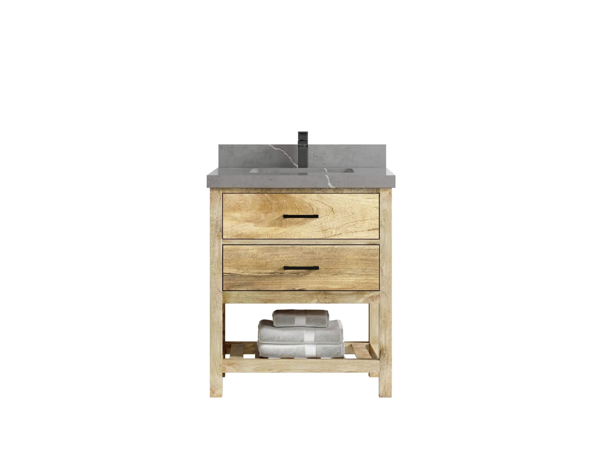 Parker Mango Wood 30 in. W x 22 in. D Single Sink Bathroom Vanity