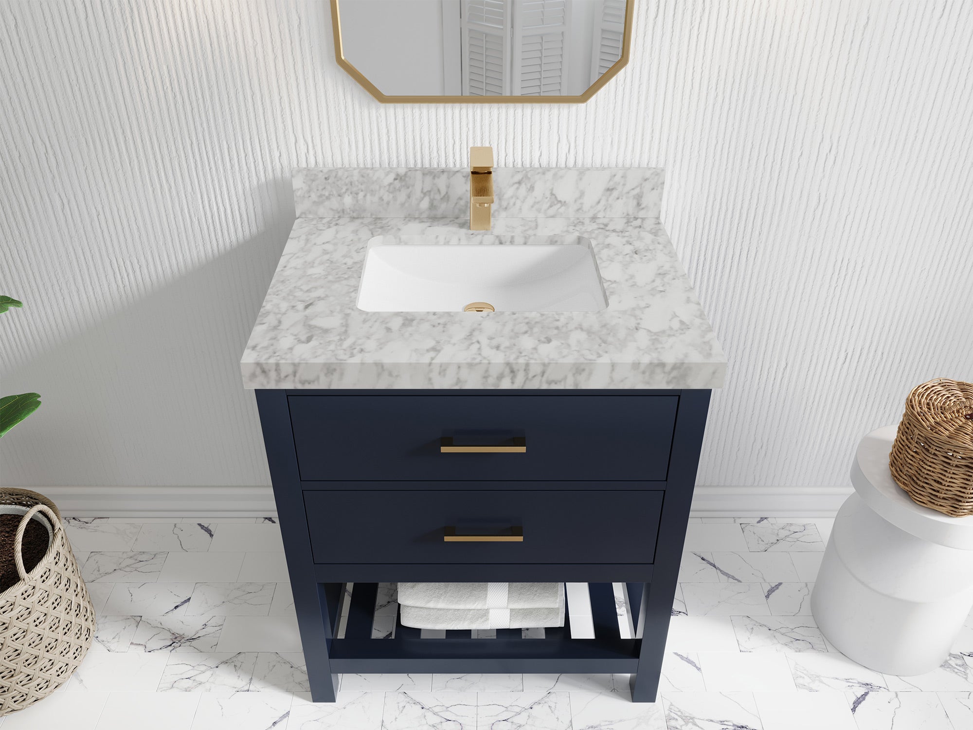 Parker 30 in. W x 22 in. D Single Sink Bathroom Vanity