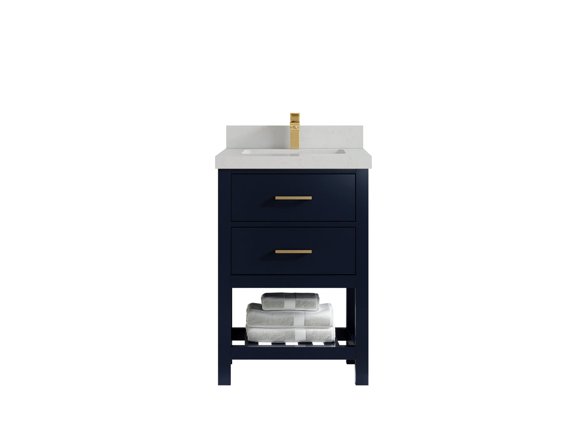 Parker 24 in. W x 22 in. D Single Sink Bathroom Vanity