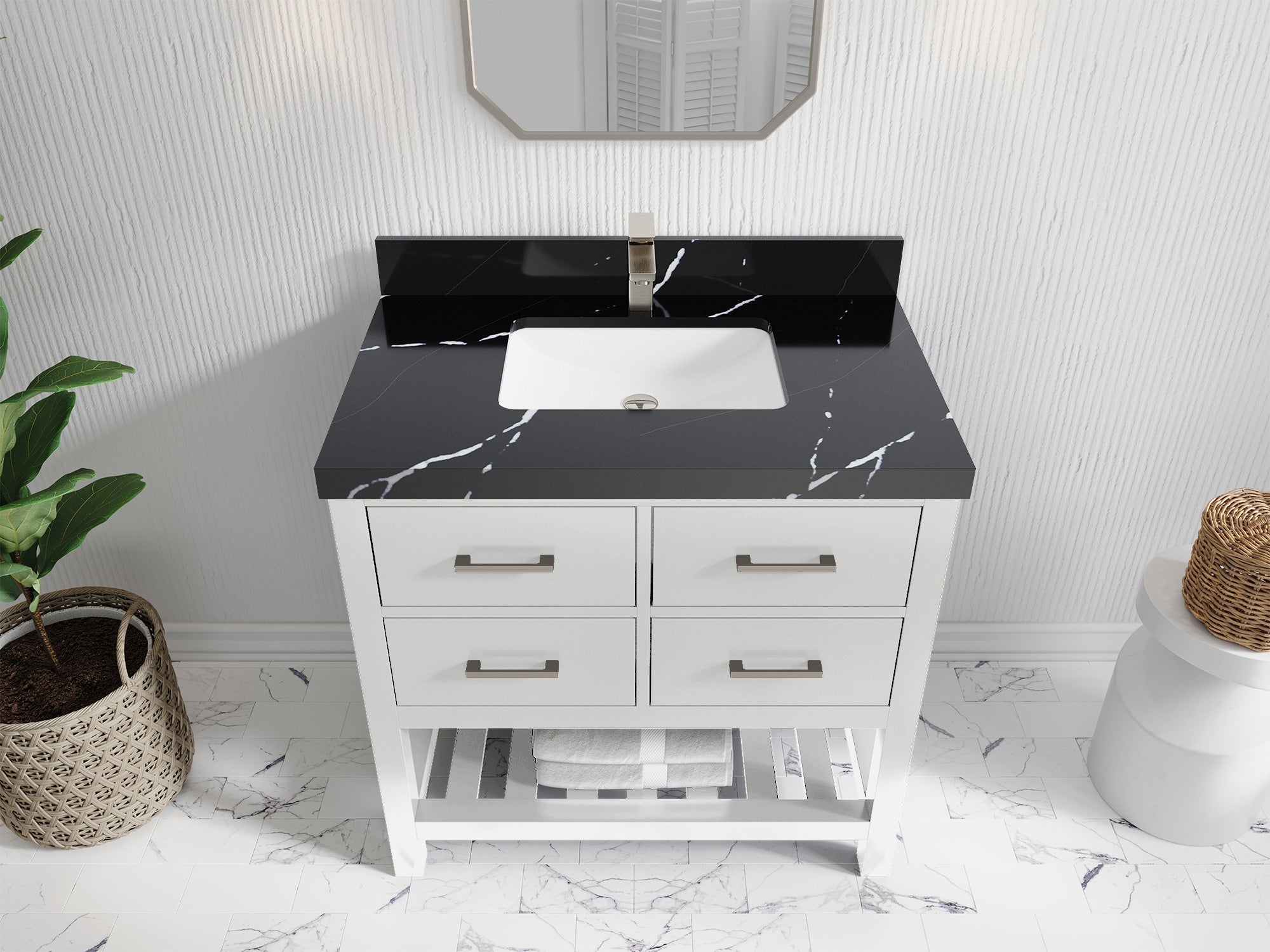 Parker 36 in. W x 22 in. D Single Sink Bathroom Vanity