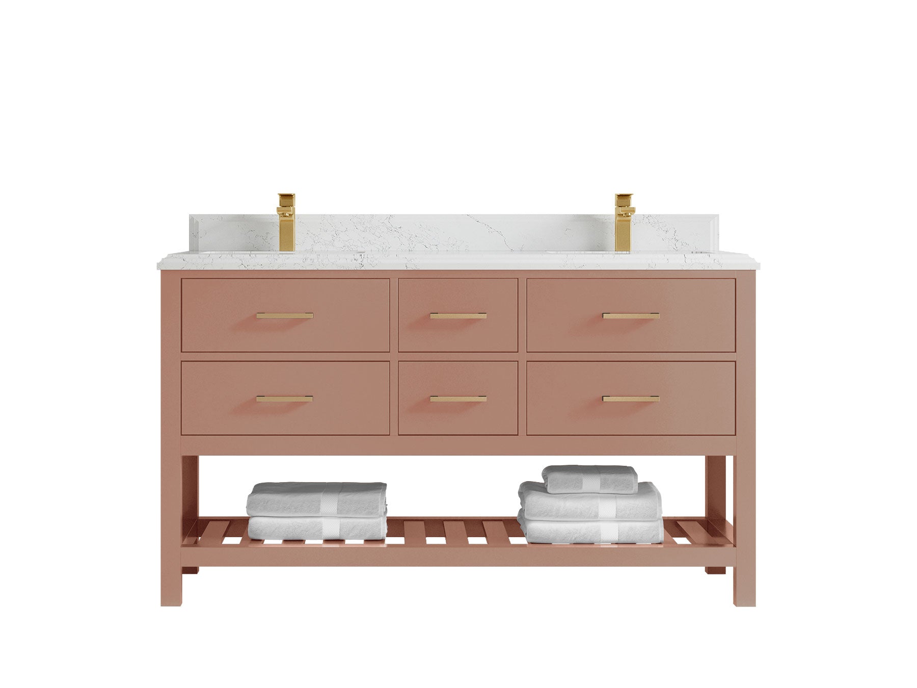 Parker 60 in. W x 22 in. D Double Sink Bathroom Vanity