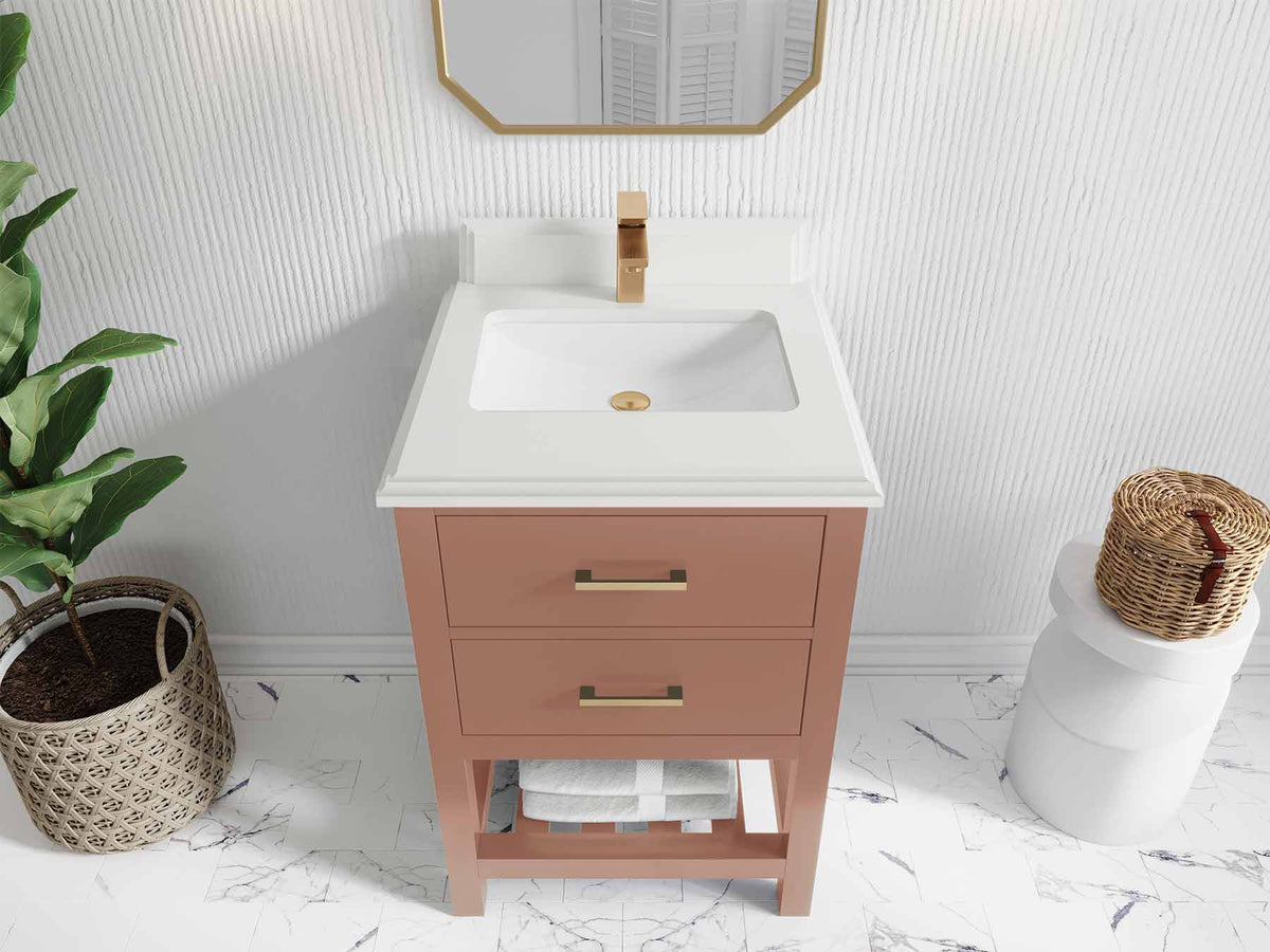 Parker 24 in. W x 22 in. D Single Sink Bathroom Vanity