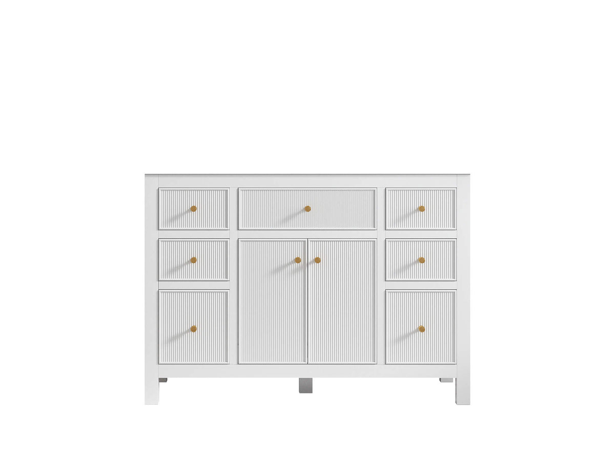 Sonoma 48 in. W x 22 in. D Single Sink Bathroom Vanity in White with countertop - Cabinet Only
