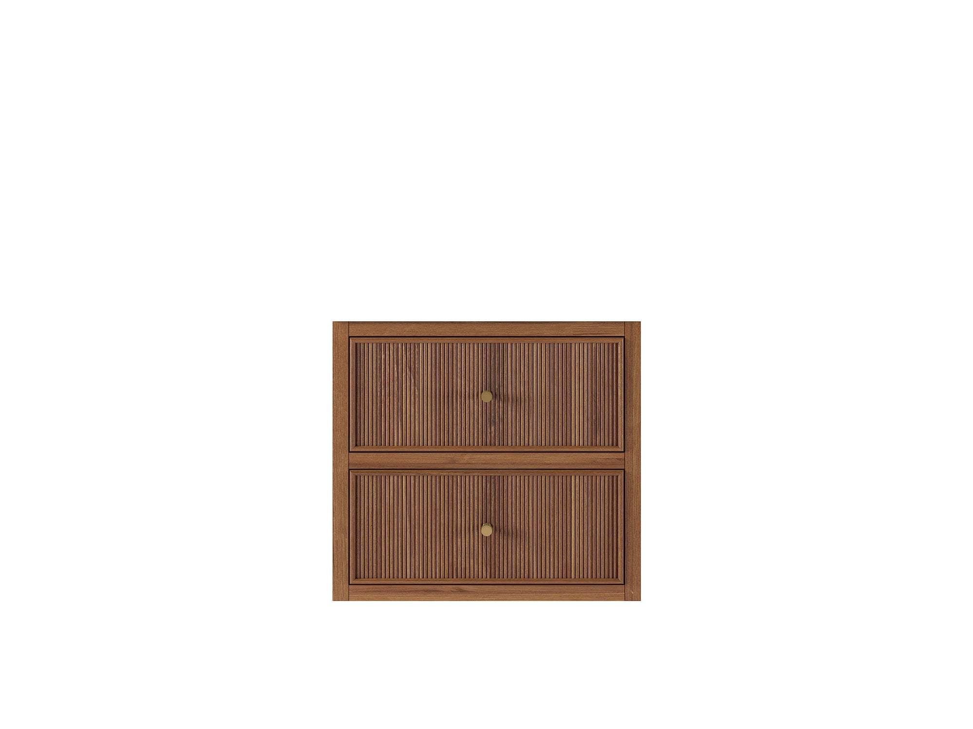 Sonoma Floating Teak 24-inch bathroom vanity cabinet in Dark Natural Teak