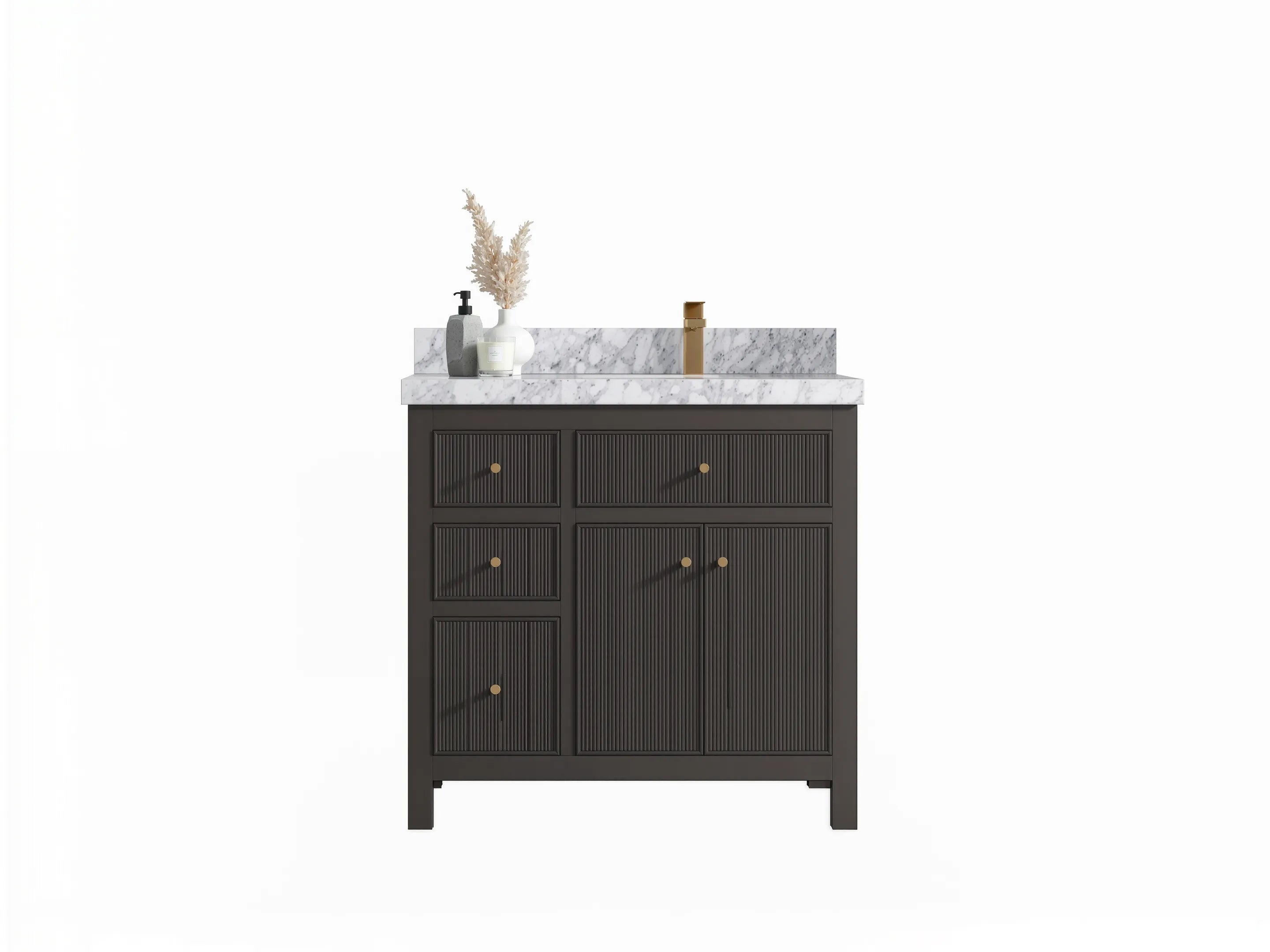 Sonoma 36 in. W x 22 in. D Right Offset Sink Bathroom Vanity