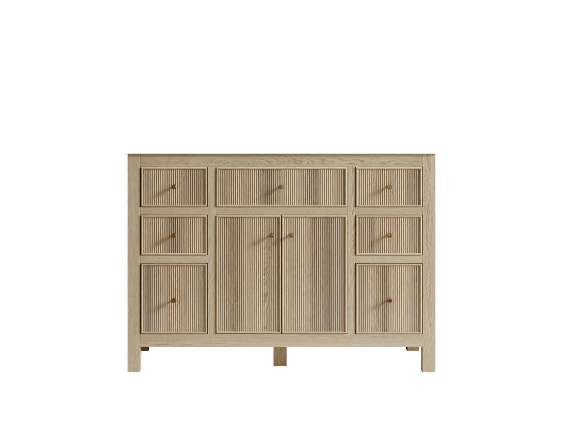 Sonoma Oak 48 in. W x 22 in. D Single Sink Bathroom Vanity in Dark Natural - Cabinet Only