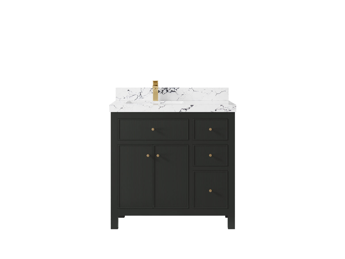 Sonoma 36 in. W x 22 in. D Left Offset Sink Bathroom Vanity