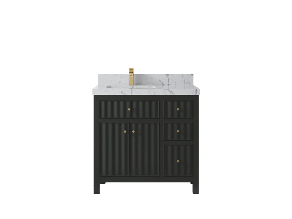 Sonoma 36 in. W x 22 in. D Left Offset Sink Bathroom Vanity