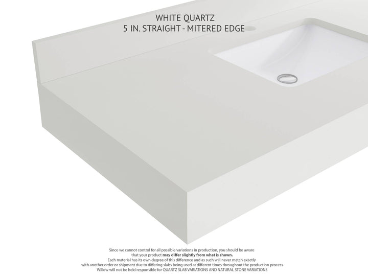 Manhattan 36 in. W x 22 in. D Center Sink Bathroom Vanity - photo 4