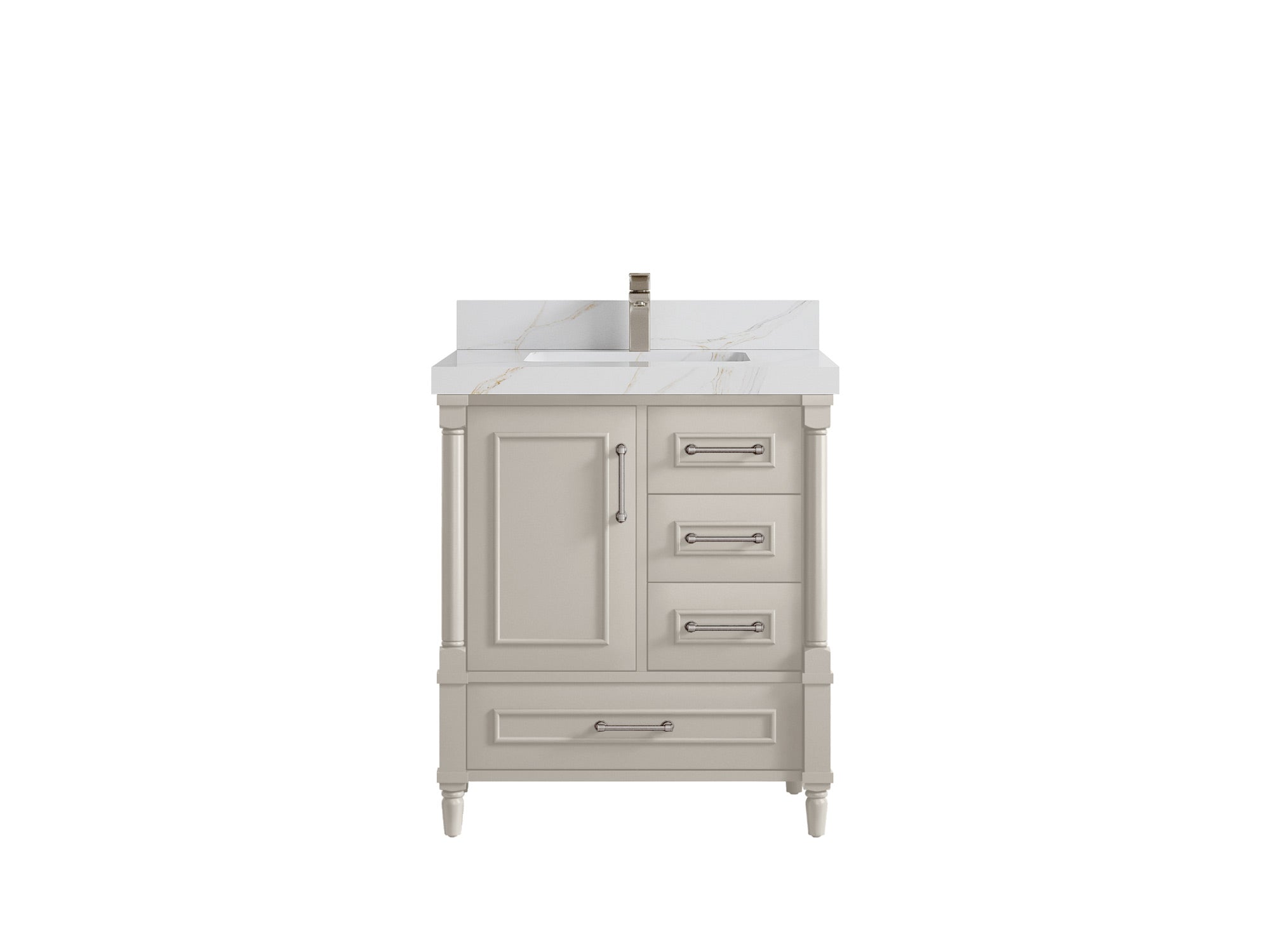 Aberdeen 30 in. W x 22 in. D Single Sink Bathroom Vanity - Willow Bath and Vanity