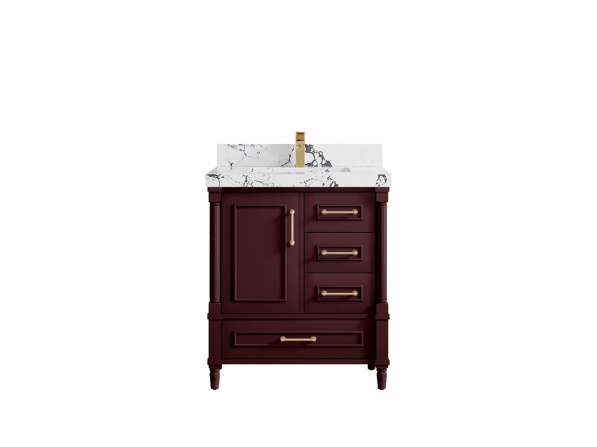 Aberdeen 30 in. W x 22 in. D Single Sink Bathroom Vanity - Willow Bath and Vanity