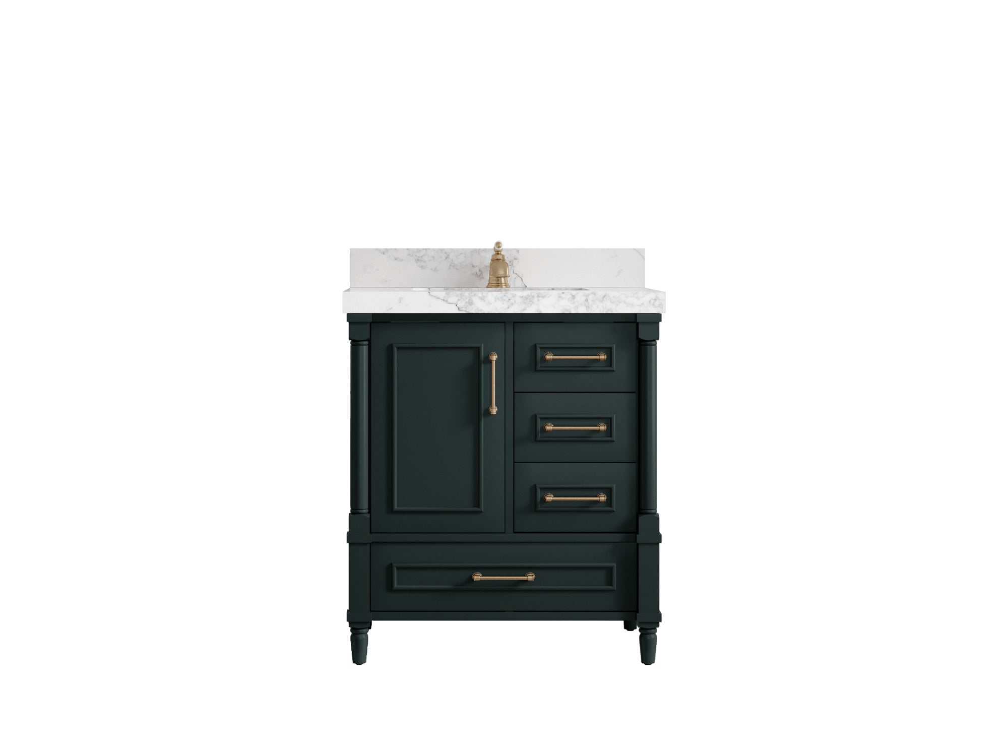 Aberdeen 30 in. W x 22 in. D Single Sink Bathroom Vanity - Willow Bath and Vanity