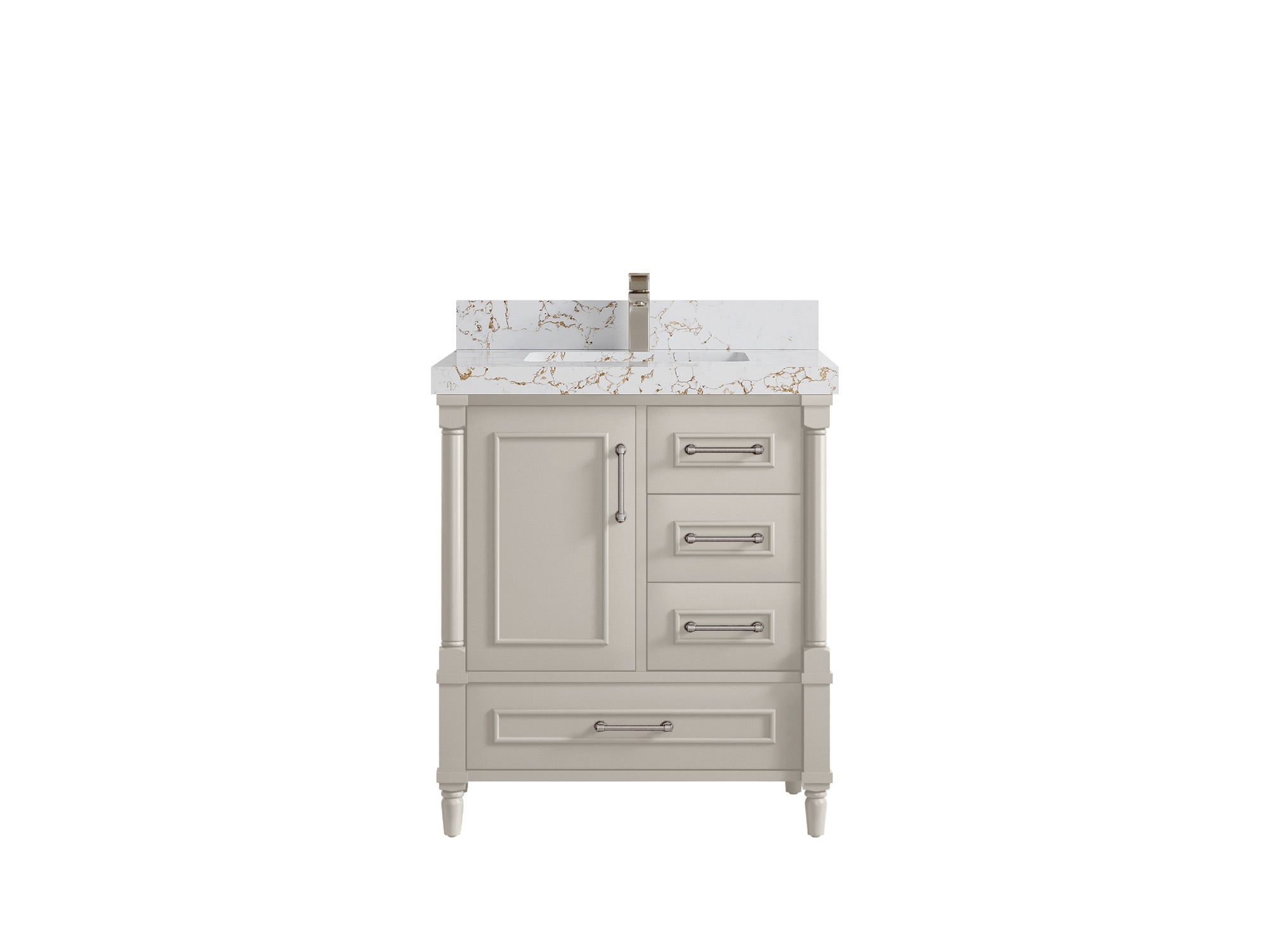 Aberdeen 30 in. W x 22 in. D Single Sink Bathroom Vanity - Willow Bath and Vanity