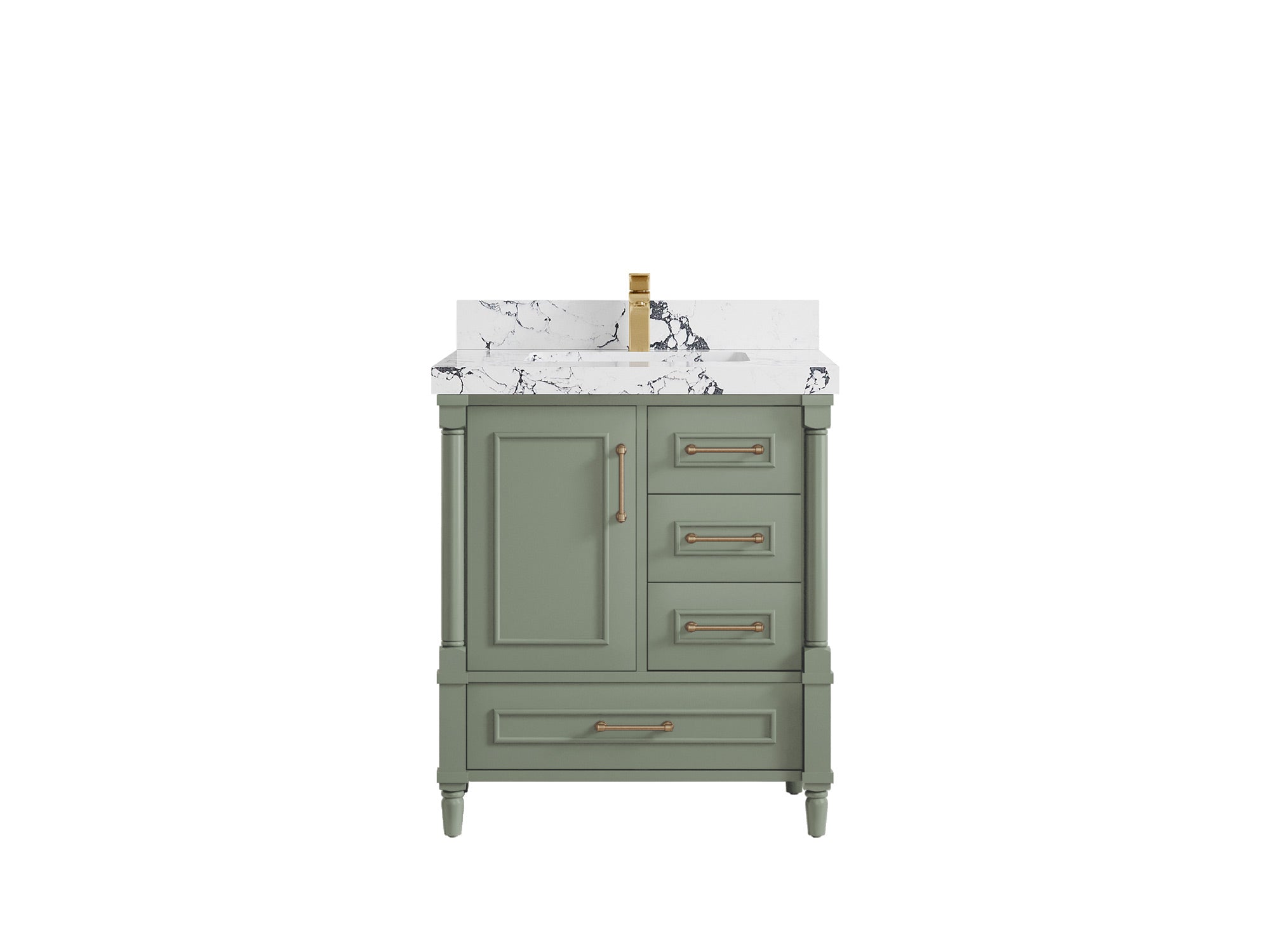 Aberdeen 30 in. W x 22 in. D Single Sink Bathroom Vanity - Willow Bath and Vanity