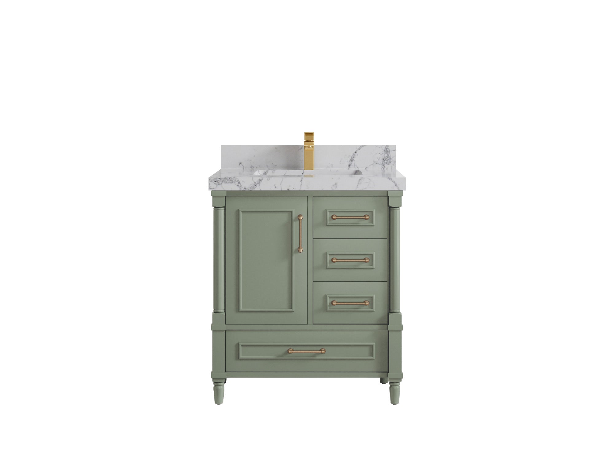 Aberdeen 30 in. W x 22 in. D Single Sink Bathroom Vanity - Willow Bath and Vanity