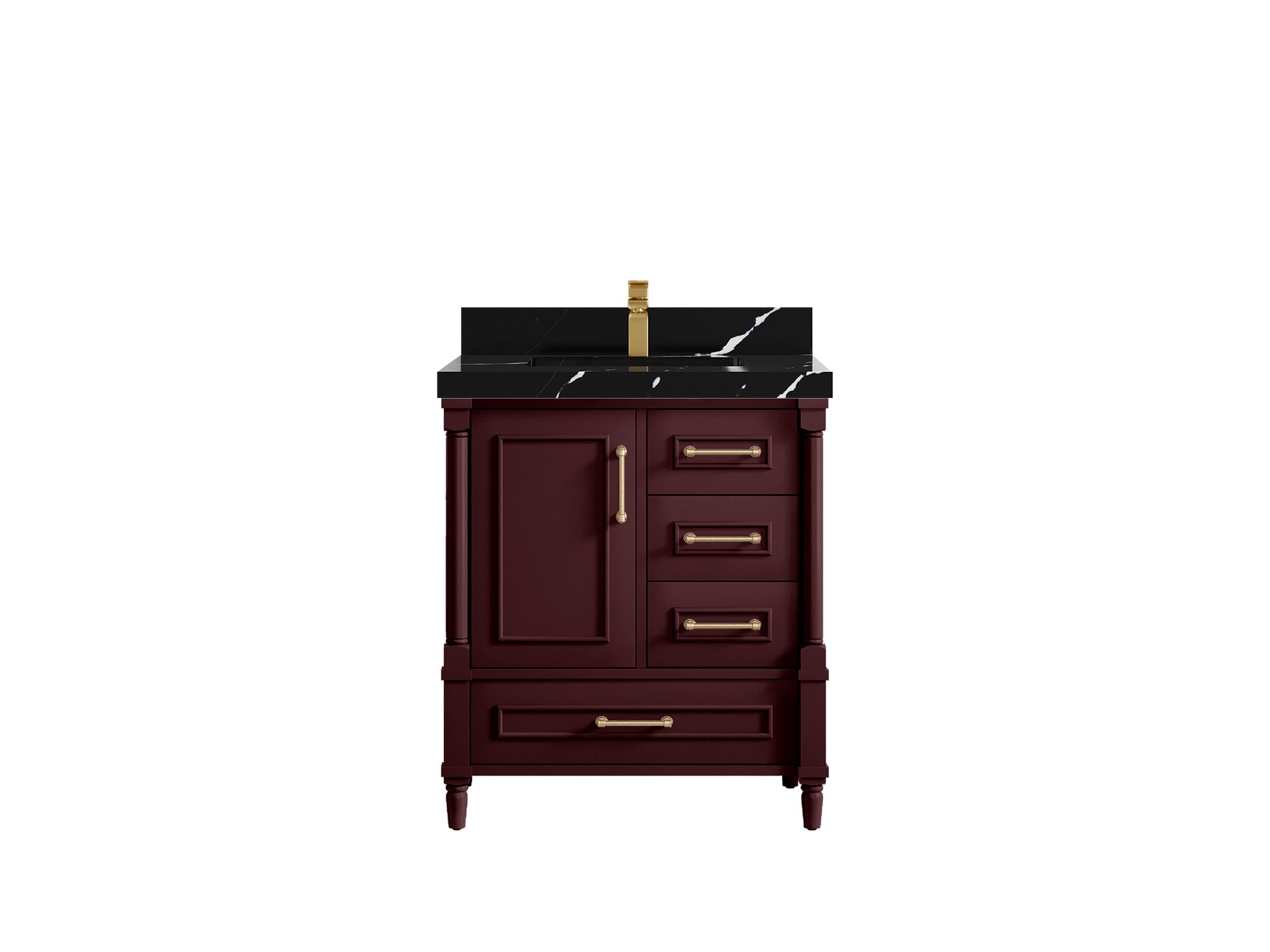 Aberdeen 30 in. W x 22 in. D Single Sink Bathroom Vanity - Willow Bath and Vanity