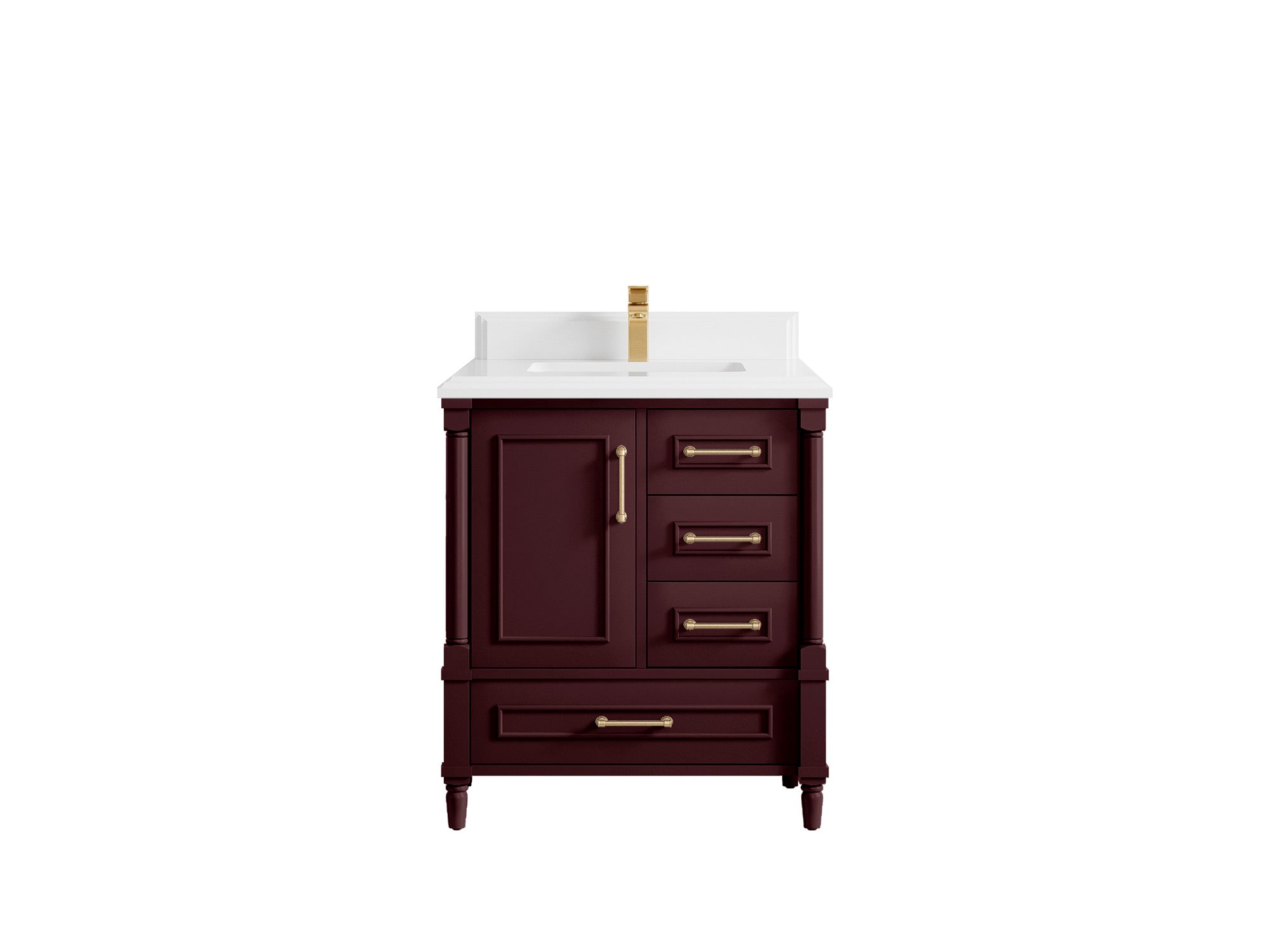 Aberdeen 30 in. W x 22 in. D Single Sink Bathroom Vanity - Willow Bath and Vanity