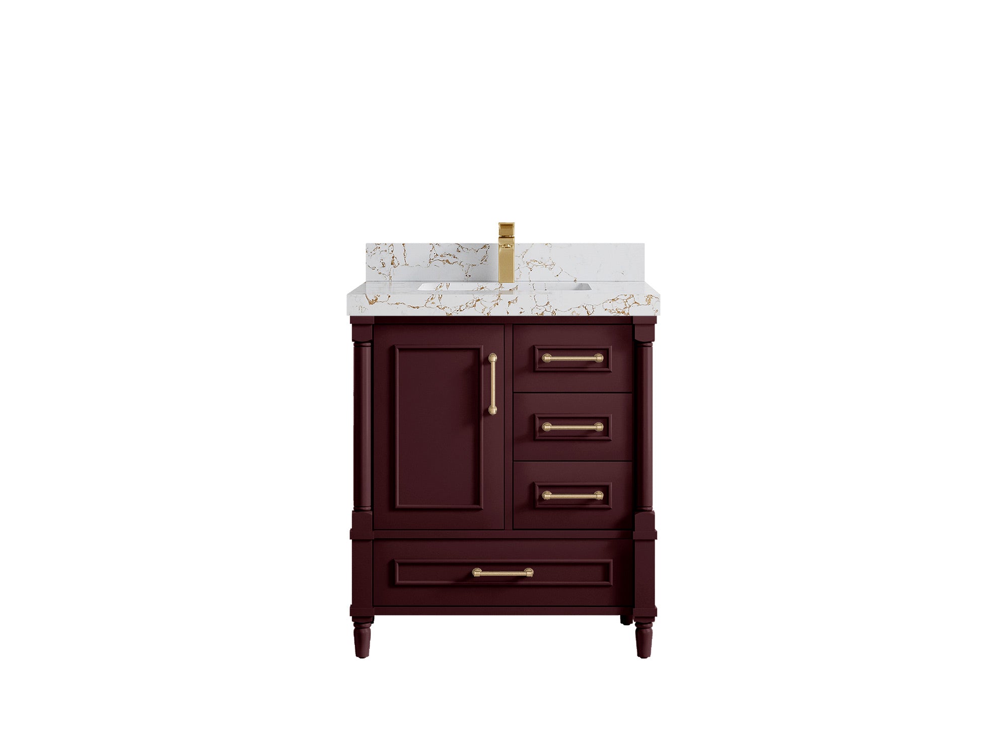 Aberdeen 30 in. W x 22 in. D Single Sink Bathroom Vanity - Willow Bath and Vanity