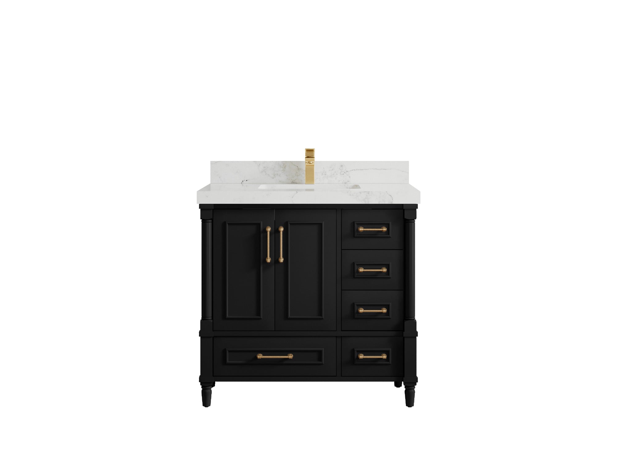 Aberdeen 36 in. W x 22 in. D Center Sink Bathroom Vanity - Willow Bath and Vanity