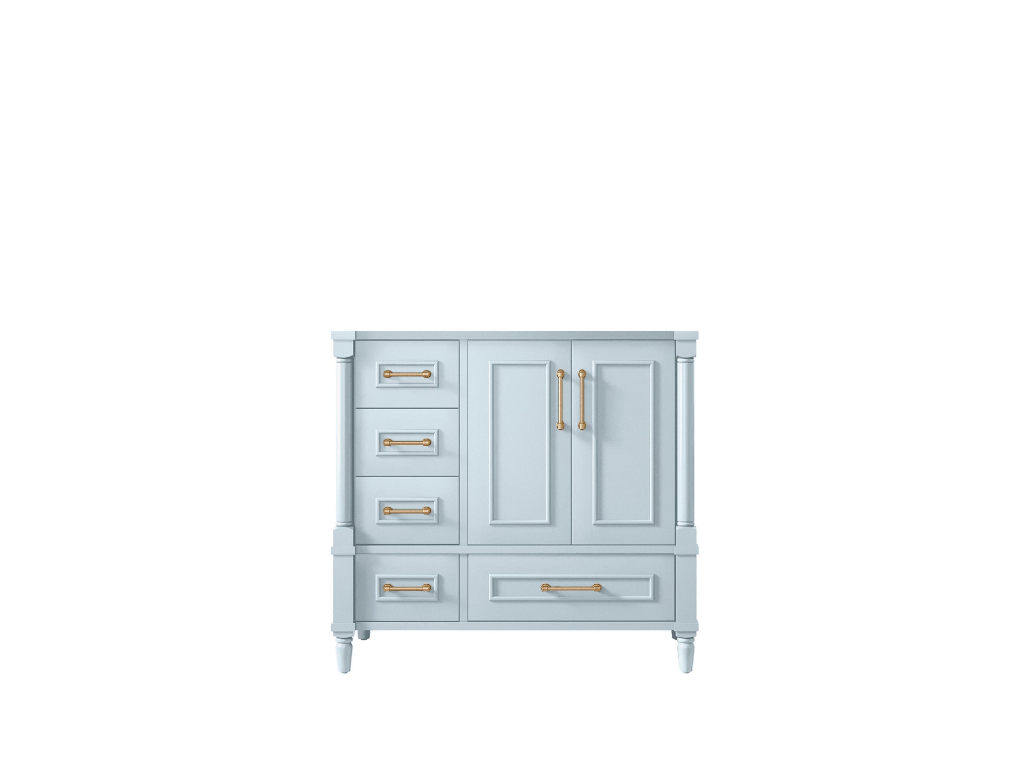 Aberdeen 36 in. W x 22 in. D Center Sink Bathroom vanity - Willow Bath and Vanity