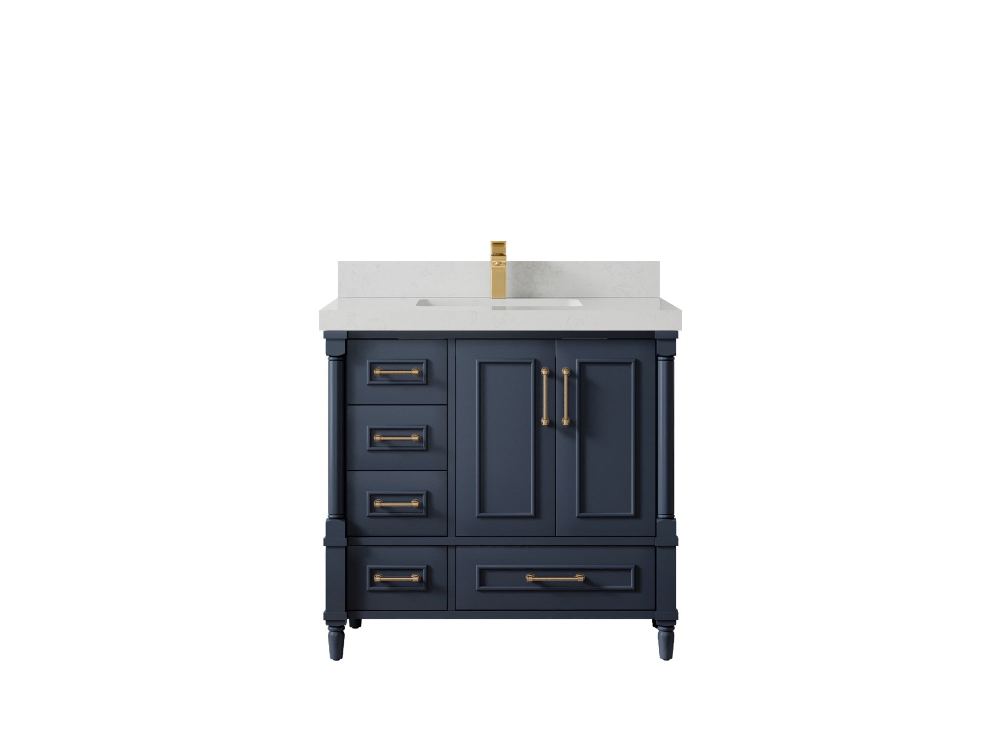 Aberdeen 36 in. W x 22 in. D Center Sink Bathroom Vanity - Willow Bath and Vanity