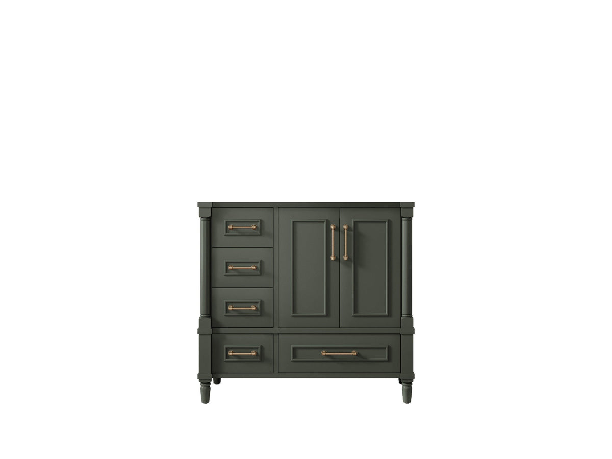 Aberdeen 36 in. W x 22 in. D Center Sink Bathroom vanity - Willow Bath and Vanity