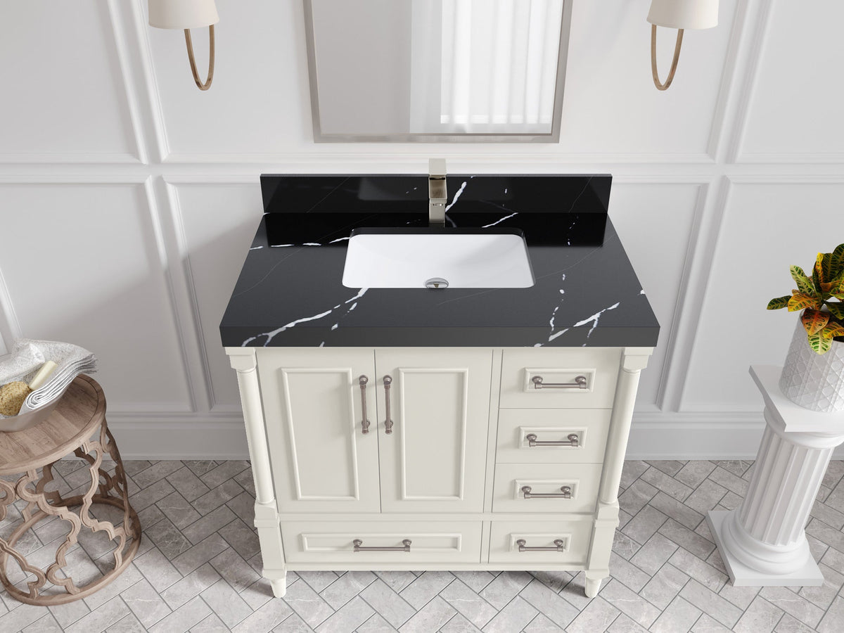 Aberdeen 36 in. W x 22 in. D Center Sink Bathroom Vanity - Willow Bath and Vanity