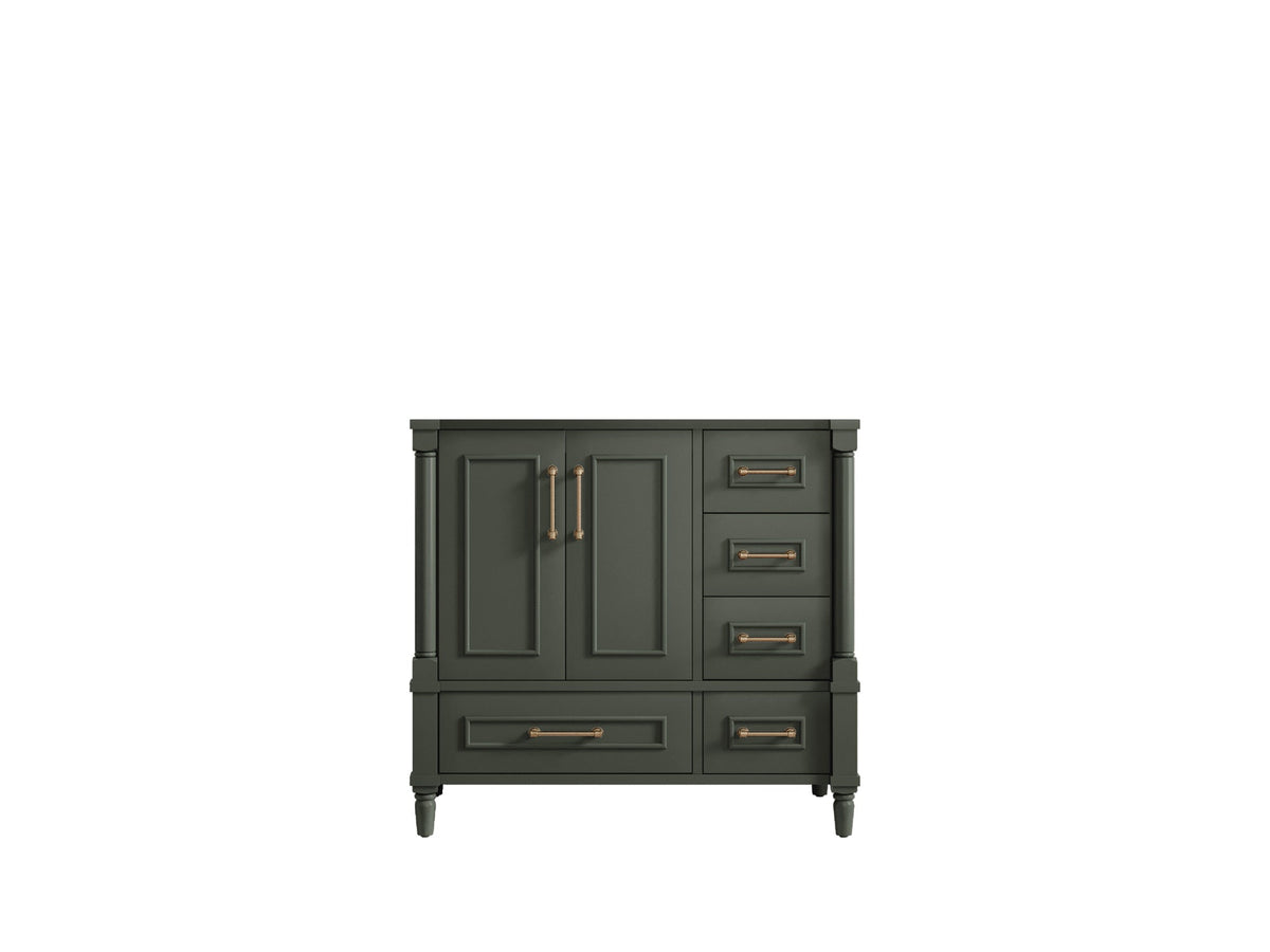 Aberdeen 36 in. W x 22 in. D Center Sink Bathroom Vanity - Willow Bath and Vanity